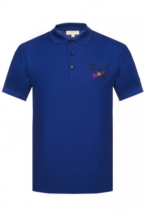 Logo-embroidered polo, zdjęcie 1 Logo-embroidered polo od Burberry